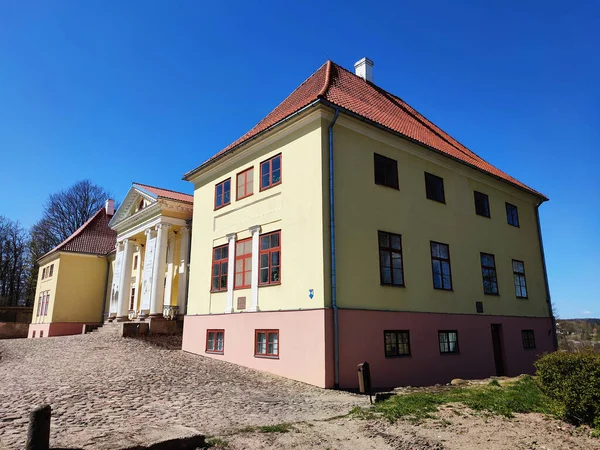 Tukums Letland April 2020 Neoclassicistisch Gebouw Van Durbe Manor Gebouwd — Stockfoto