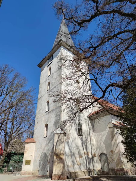 Tukums Letland April 2020 Heilige Drie Eenheid Lutherse Kerk Tukums — Stockfoto