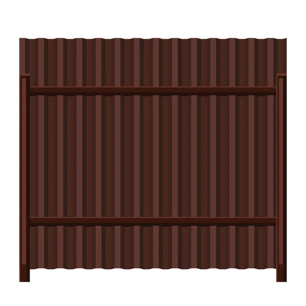 Illustration of metal fence. — Stock Illustration Illustration of metal fence. Stock Vector