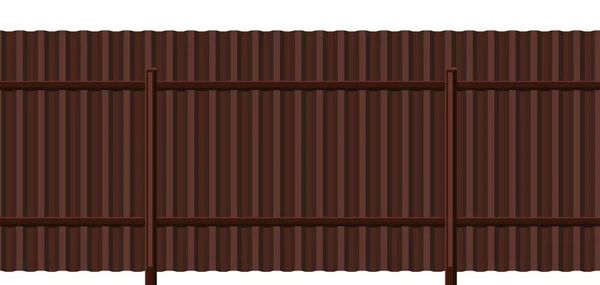 Illustration of metal fence. — Stock Illustration Illustration of metal fence. Vector Graphics