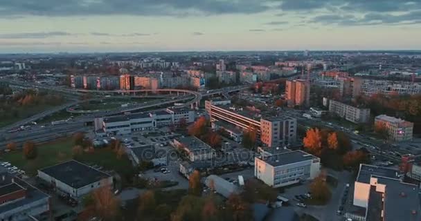 Pont Viaduc machine de circulation routière Drone time-lapse 