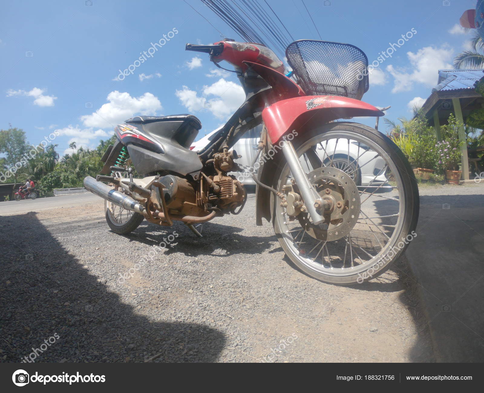 old moped bike