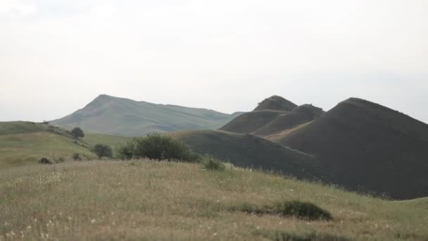 Кавказские горы кавказская красота — стоковое видео