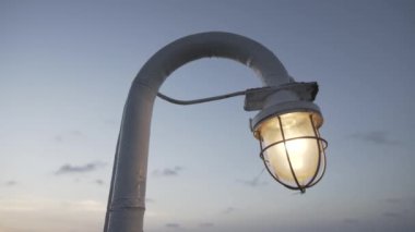 Vintage lamba gemi günbatımı dekorasyon, dekoratif, elektrik, retro, arka plan, antika,