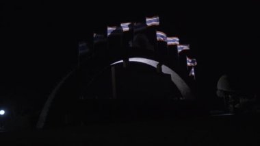 Tayland bayrağı sembolü, gece, illüstrasyon, ülke, ulusal, arka plan, işaret, afiş, amblem