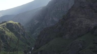 Kafkas Dağları nehir beyaz güzellik doğa Gürcistan hayvanlar waterwall