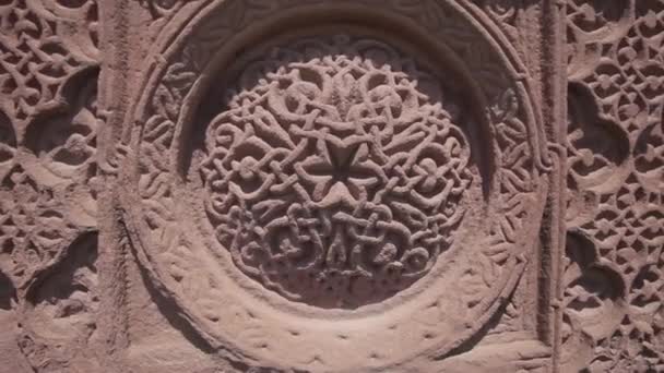 アルメニア教会建築の古代修道院文化の寺院大聖堂 — ストック動画