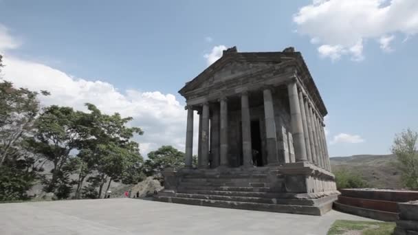 Arménie starověká církevní architektura klášter kultury chrám katedrála — Stock video