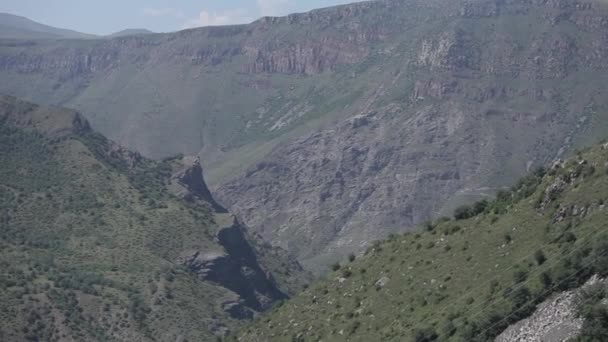 Naturaleza en Armenia cielo, viajes, paisaje, fondo, turismo, montaña, panorama — Vídeos de Stock