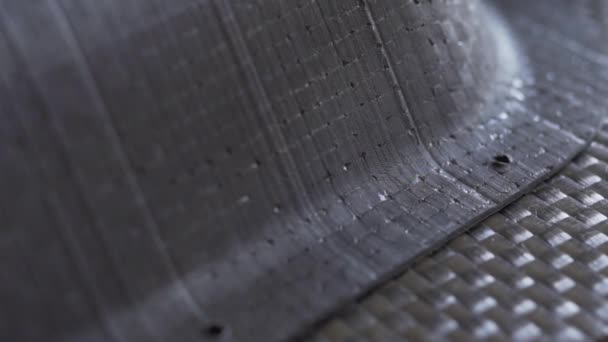 Karbon fiber longboard Resepsiyon ve Pil kapağı, selfmade — Stok video