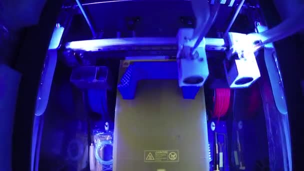 3d Printing Timelapse Using Abs Plastic Blue Led Design Print Manufacturing Cnc Machine Model Producing Home Technology Stock Video C Info Vividcafe Com 194308486