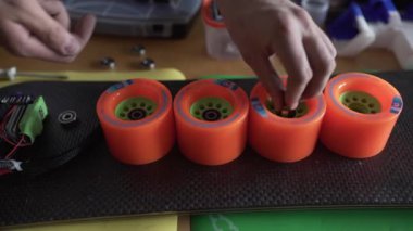 Longboard tekerlek montajı kaykay, kaykay sporu, aşırı yönetim kurulu, paten, yolculuk panosu karbon için