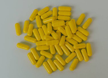 Sarı Tablet ilaç hap kapsül