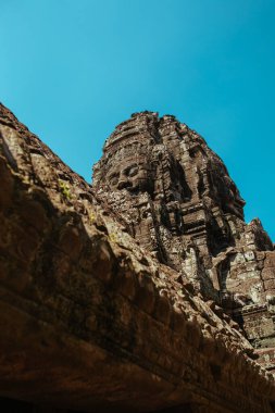 Kamboçya 'daki Angkor Wat Tapınağı Asya' daki Siem Reap şehri yakınlarında.