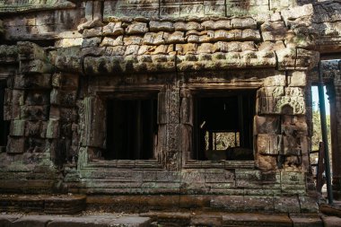 Kamboçya 'daki Angkor Wat Tapınağı Asya' daki Siem Reap şehri yakınlarında.