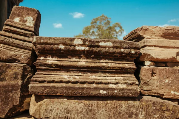 Cambodian Acient Murals and cave paintings on Agkor Wat temple walls