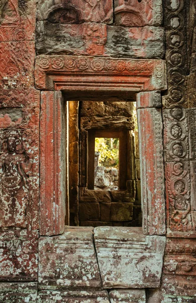 Kambodschanische Wandmalereien und Höhlenmalereien an Tempelwänden von agkor wat — Stockfoto