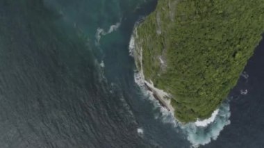 Endonezya 'nın Nusa Penida Adası' ndaki Kelingking Beach Timelapse Bali İHA 'sı 4K' lık atış yaptı.