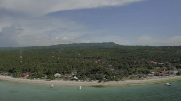 Nusa Penida Island Hermosa naturaleza cerca de Bali drone tiro 4K — Vídeos de Stock