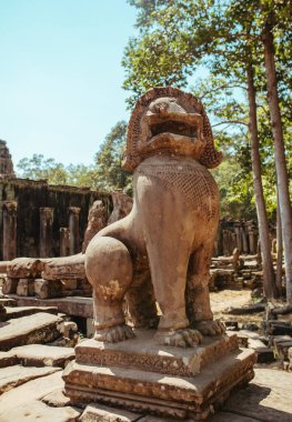 Kamboçya 'daki Angkor Wat Tapınağı Asya' daki Siem Reap şehri yakınlarında.
