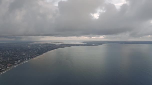 海浪和巴厘岛4k — 图库视频影像