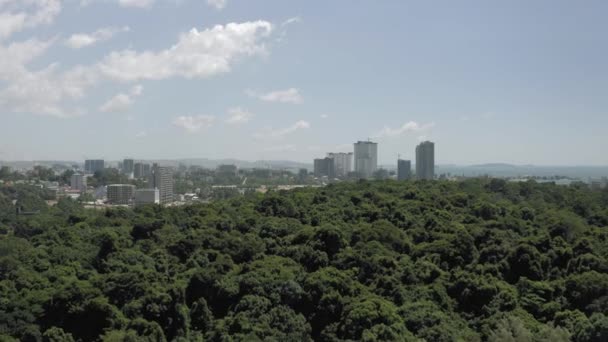 Sihanoukville cidade no Camboja drone tiro 4K — Vídeo de Stock