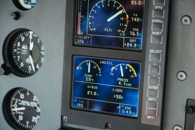 Monaco, Monte Carlo 'daki Helikopter Taksisinde Havacılık Kontrol Cihazları