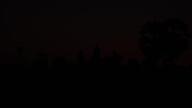 Angkor Wat Tapınağı Gündoğumu Kamboçya 'da zaman aşımı