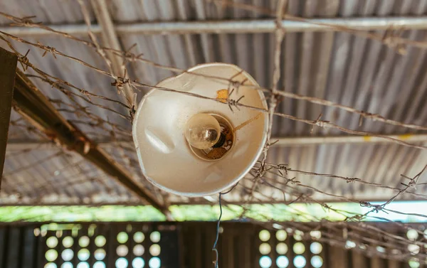 Verlichting Lamp latern op straat in Azië — Stockfoto