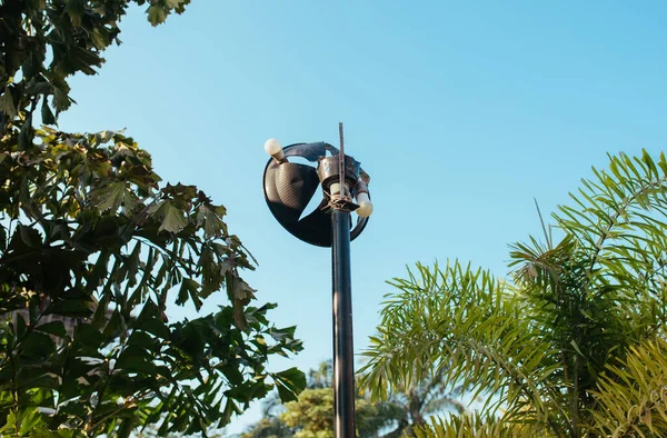 Lâmpada de iluminação latern na rua na Ásia — Fotografia de Stock