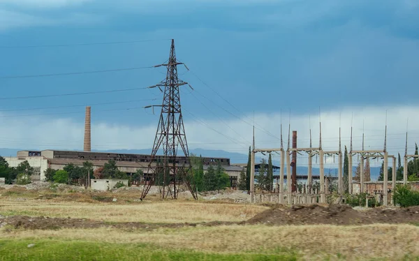 Hoogspanningstoren in Georgië — Stockfoto