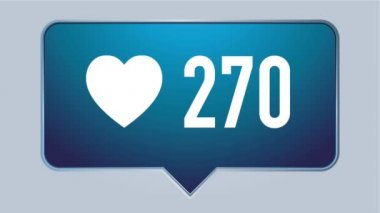 Sosyal medya seviyor sayaç