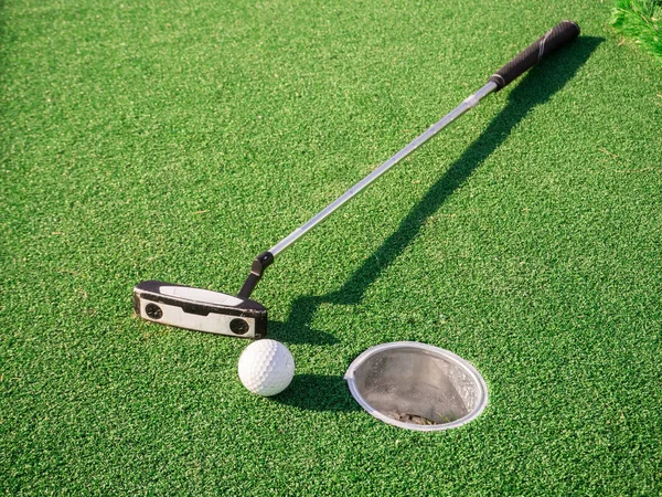 Mini jogo de golfe — Fotografia de Stock