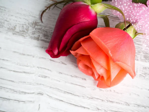 Rosa Rose zum Valentinstag — Stockfoto