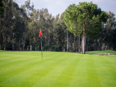 Kırsalda golf sahası