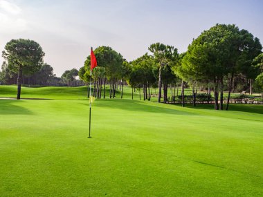 Kırsalda golf sahası