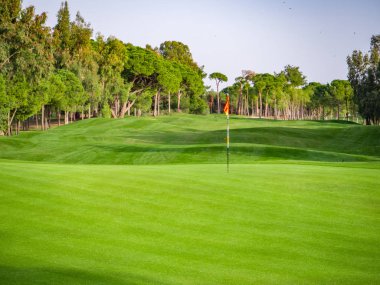 Kırsalda golf sahası