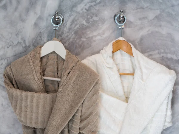 Two Clean bathrobes — Stock Photo, Image