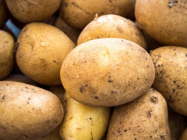 Lezzetli taze patates