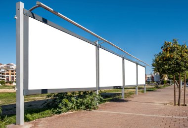 Boş billboard mockup