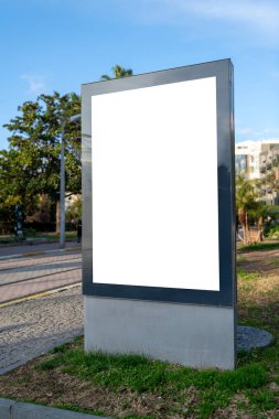 Boş billboard mockup