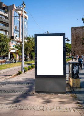 Boş billboard mockup