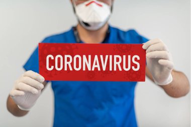 Koronavirüs karantinası kavramı. MERS-Cov