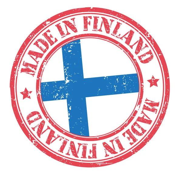 Sello Grunge Made Finland Ilustración Vectorial — Vector de stock