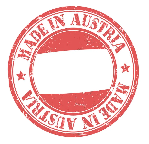 Grunge Stamp Made Austria Vector Illustration — Stock Vector