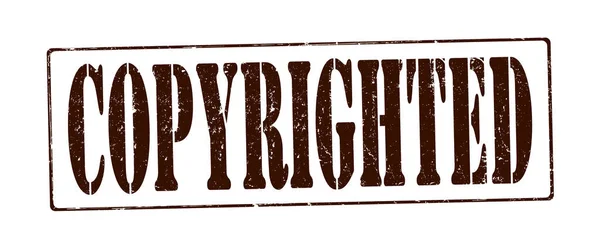 Grunge Σφραγίδα Πνευματικά Δικαιώματα Εικονογράφηση Διάνυσμα — Διανυσματικό Αρχείο