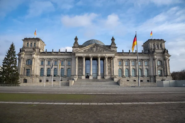 Edifício Reichstag Sede Parlamento Alemão Berlim Alemanha — Fotografia de Stock