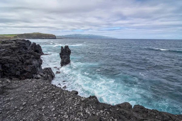 Costa Del Océano Atlántico Isla San Miguel Azores Portugal —  Fotos de Stock