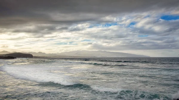 Costa Oceano Atlântico Ilha San Miguel Açores Portugal — Fotografia de Stock