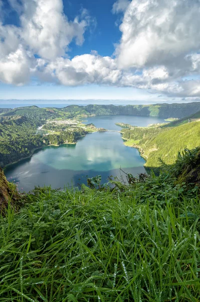 Sete Cidades Gölü Azores Portekiz — Stok fotoğraf